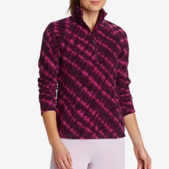 EDDIE BAUER Women's Quarter-Zip Fast Fleece Pullover | S - Picture 1 of 13